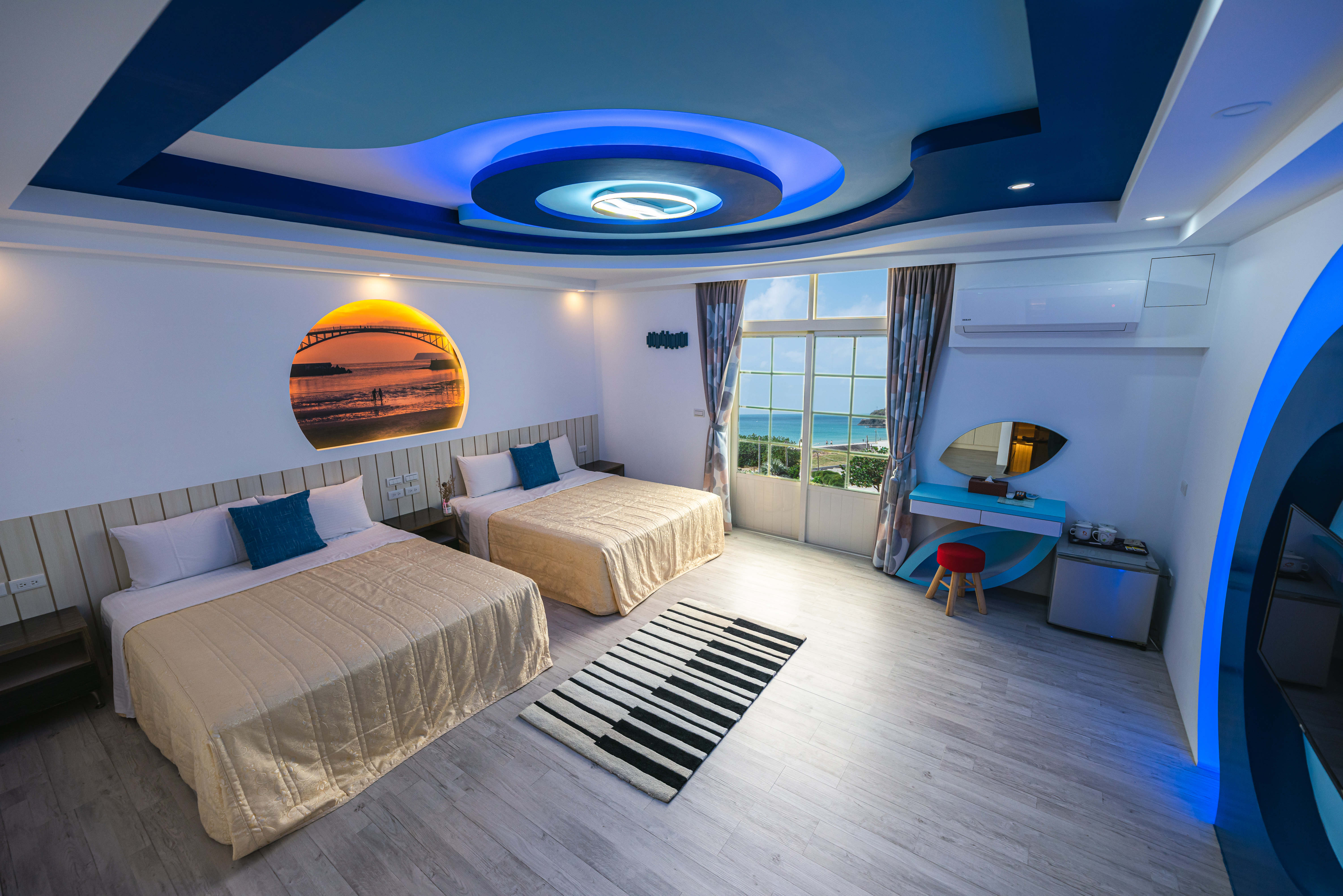 澎湖旅遊-馬公海景四人房